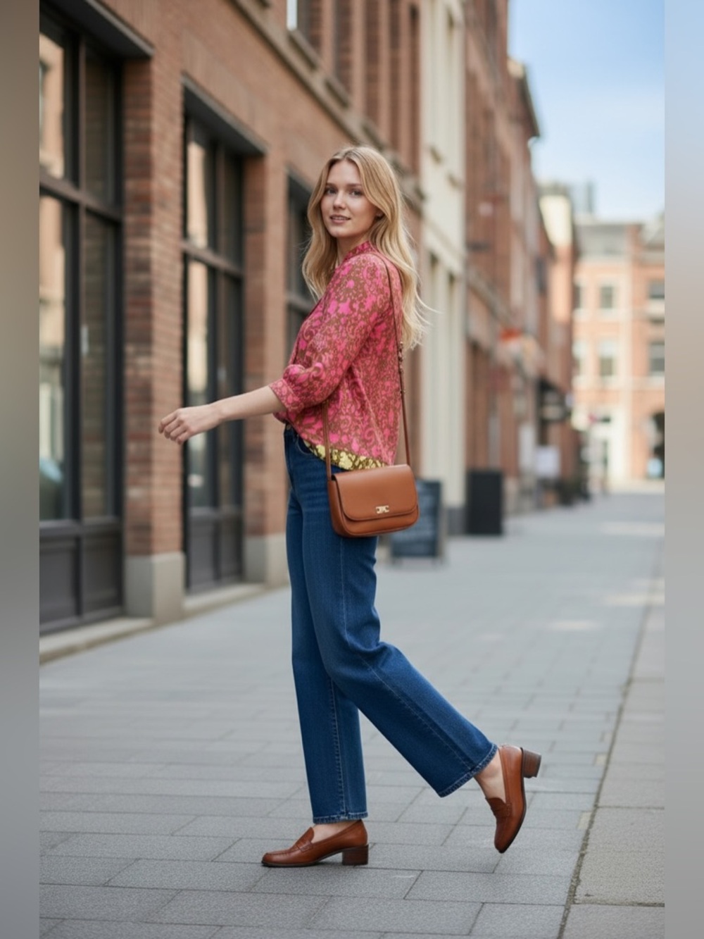 Banana Republic Bold Floral Blouse